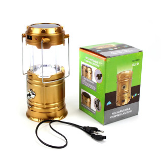 Світлодіодний ручний ліхтар LED лампа JH-5800T переносний на акумуляторі золотистий - Інтернет-магазин спільних покупок ToGether