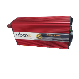 Інвертор напруги автомобільний (чистий синус) ABAX OBS-1206 з правильною синусоїдою, 1200 W (600 W), 12/220V - Інтернет-магазин спільних покупок ToGether