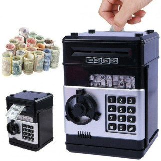 Електронний сейф копіювання Number Bank "Банкомат" дитячий подарунок з кодовим замком і купюроприйнятником - Інтернет-магазин спільних покупок ToGether