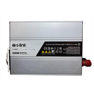 Перетворювач автомобільного струму S-LINK 12 220W 200W інвертор для котла, чиста синусоїда - Інтернет-магазин спільних покупок ToGether