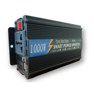 Автоматичний інвертор чистий синус Smart Power Inverter 12-220 V 1000W + USB (можна підключати котел) - Інтернет-магазин спільних покупок ToGether