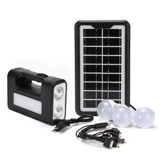 Сонячна панель з ліхтарем та лампами GDPlus GD-8017 - Інтернет-магазин спільних покупок ToGether