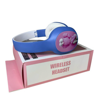 Бездротові навушники YLZ-5 дитячі з радіо/блютуз/картою пам'яті сині - Інтернет-магазин спільних покупок ToGether