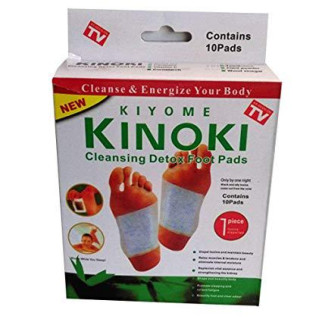 Пластир для ніг медичний детоксикаційний Kinoki Cleansing Detox Foot Pads 10 шт - Інтернет-магазин спільних покупок ToGether