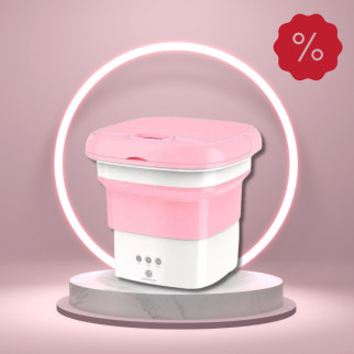 Angel Shield: складна пральна машина силіконова Рожевий для активного способу життя та подорожей - Інтернет-магазин спільних покупок ToGether