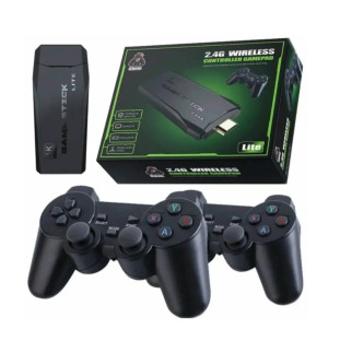 Компактна ігрова приставка HDMI Game Stick Lite M8 64 Gb 4K Ultra HD з бездротовими джойстиками 10000 ігор - Інтернет-магазин спільних покупок ToGether