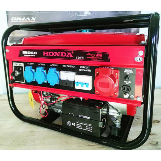 Генератор бензиновий HONDA EM6500CXS (3.3кВт) електростартер на 4 розетки - Інтернет-магазин спільних покупок ToGether