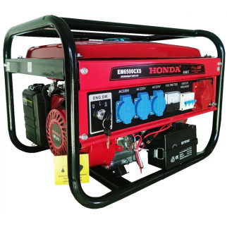 Аварійний генератор електрики на бензині HONDA EM6500CXS (3.3кВт) електростартер на 4 розетки - Інтернет-магазин спільних покупок ToGether