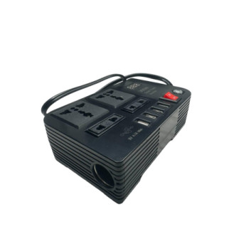 Автомобільний перетворювач напруги BYGD 150 Вт/300 Вт (DC 12 В/220 В) перетворювач, 4 USB, універсальна розетка - Інтернет-магазин спільних покупок ToGether
