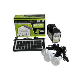 Автономна система освітлення GDPlus GD-9 4500 мА/г із сонячною панеллю/ліхтарем/лампою - Інтернет-магазин спільних покупок ToGether