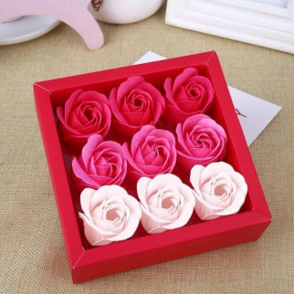 Ароматичні троянди з мила Подарунковий набір Soap Flowers квіти ручної роботи з ефірною олією Рожевий - Інтернет-магазин спільних покупок ToGether