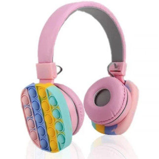 Навушники дитячі антистрес POP IT бездротові навушники CXT 806E накладні навушники для дітей - Інтернет-магазин спільних покупок ToGether