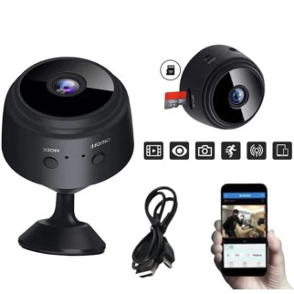 Бездротова міні камера IP A9 з WiFi та датчиком руху FullHD 1080, екшн мініатюрна відеокамера USB - Інтернет-магазин спільних покупок ToGether