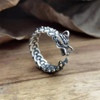 Каблучка Містичний дракон перстень у вигляді дракона розмір регульований - Інтернет-магазин спільних покупок ToGether