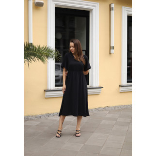 Жіноча сукня з Американського крепа  Чорний 44 - Інтернет-магазин спільних покупок ToGether