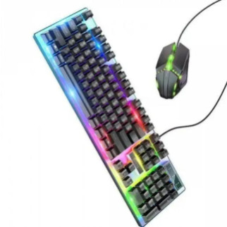 Клавіатура HOCO GM18 Luminous Gaming | Комплект дроту клавіатура та мишка з підсвіткою - Інтернет-магазин спільних покупок ToGether