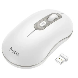 Мишка Hoco GM21 2.4G | Бездротова мишка для пк і ноутбуків Білий - Інтернет-магазин спільних покупок ToGether