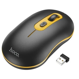 Мишка Hoco GM21 2.4G | Бездротова мишка для пк і ноутбуків Чорний - Інтернет-магазин спільних покупок ToGether