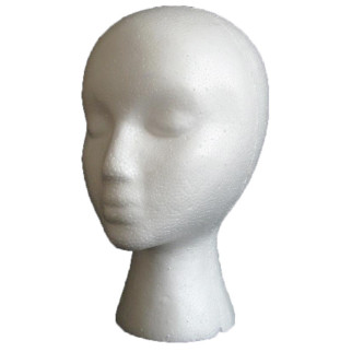 Манекени голови з пінопласту RESTEQ, обхват 50см. для шапок, перук, окулярів, малювання - Інтернет-магазин спільних покупок ToGether