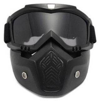 Мотоциклетна маска окуляри RESTEQ, лижна маска, для катання на велосипеді або квадроциклі (затемнена) - Інтернет-магазин спільних покупок ToGether