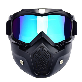 Мотоциклетна маска-трансформер RESTEQ Окуляри, лижна маска, для катання на велосипеді чи квадроциклі - Інтернет-магазин спільних покупок ToGether