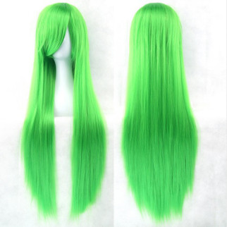 Довгі зелені перуки RESTEQ - 80см, пряме волосся, косплей, аніме - Інтернет-магазин спільних покупок ToGether