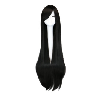 Довгі чорні перуки RESTEQ - 100см, пряме волосся, косплей, аніме - Інтернет-магазин спільних покупок ToGether