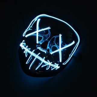 Унікальна світлодіодна маска RESTEQ, маска, що світиться в темряві з фільму "Судна ніч 3" - Інтернет-магазин спільних покупок ToGether