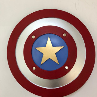 Іграшковий гумовий щит Captain America RESTEQ 1:1. М'який щит Капітана Америки 45 см - Інтернет-магазин спільних покупок ToGether