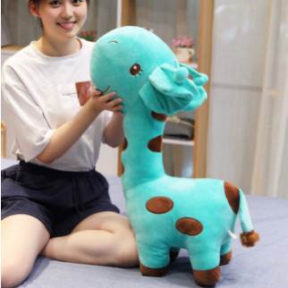 Плюшевий жираф RESTEQ, м'які іграшки, плюшева іграшка бірюзовий жираф 55 см - Інтернет-магазин спільних покупок ToGether