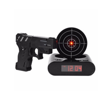 Годинник-будильник мішень та пістолет Gun Alarm Clock - Інтернет-магазин спільних покупок ToGether