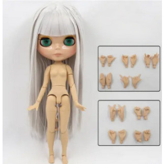 Шарнірна лялька Блайз Blythe 30 см. 4 кольори очей Біле волосся з чубчиком - Інтернет-магазин спільних покупок ToGether
