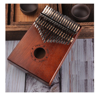Дерев'яна калімба на 17 клавіш RESTEQ, резонаторна калімба. музичний інструмент - Інтернет-магазин спільних покупок ToGether