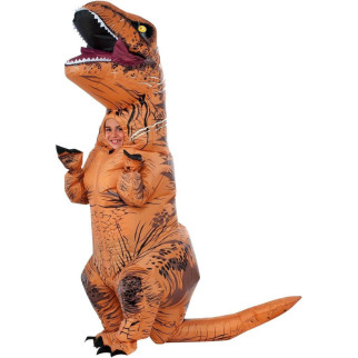 Дитячий костюм Надувний костюм Тиранозавра RESTEQ, T Rex косплей, костюм динозавра T-Rex. Динозавр надувний (коричневий) - Інтернет-магазин спільних покупок ToGether