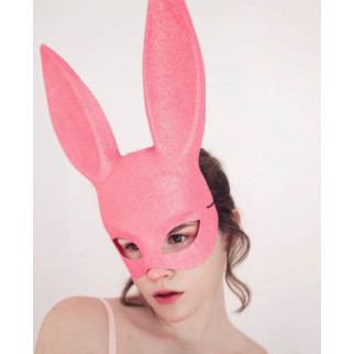 Милі вуха зайця RESTEQ, Маска кролика PlayBoy, рожева блискуча 36см - Інтернет-магазин спільних покупок ToGether