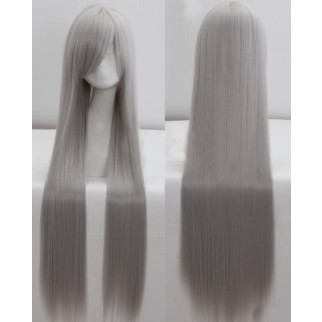 Довгі сірі перуки RESTEQ 100см, пряме волосся, перуки із високоякісних синтетичних термостійких волокон - Інтернет-магазин спільних покупок ToGether