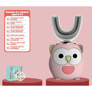 Ультразвукова дитяча щітка зубна 360. Зубна щітка капа для дітей 6-14 років. Розумна зубна щітка з автоматичною стерилізацією - Інтернет-магазин спільних покупок ToGether