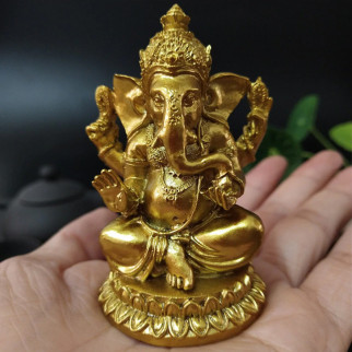 Статуетка Ганеша RESTEQ. Фігурка для інтер`єру Ganesha 4x4x7 см - Інтернет-магазин спільних покупок ToGether