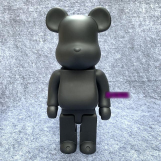 Дизайнерська іграшка Беарбрік 28 см чорний. Статуетка Bearbrick 400% Black. Bearbrick - Інтернет-магазин спільних покупок ToGether