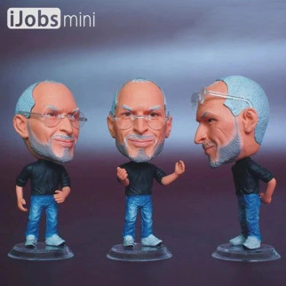 Фігурка Стів Джобс 7 см. Фігурка Steve Jobs з великою головою. ПВХ статуетка Стів Джобс на підставці - Інтернет-магазин спільних покупок ToGether