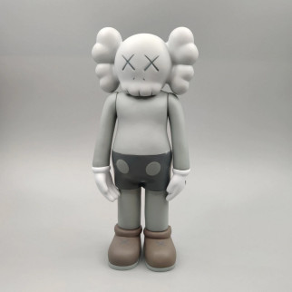 Статуетка Kaws Companion сірого кольору 18 см. Іграшка дизайнерська Кавс сірий. Фігурка для інтер'єру ведмідь Kaws - Інтернет-магазин спільних покупок ToGether