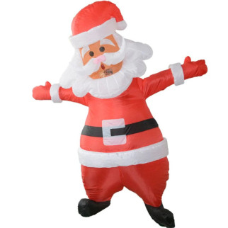 Надувний костюм Санта Клаус RESTEQ дорослий 150-190 см. Санта косплей. Костюм Діда Мороза. Santa Claus надувний костюм - Інтернет-магазин спільних покупок ToGether