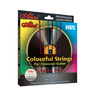 Alice A107C Струни для класичної гітари (28-43). Різнокольорові струни для класичної шестиструнної гітари - Інтернет-магазин спільних покупок ToGether