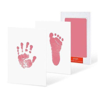 Набір для відбитка дитячої ручки та ніжки 0-6 місяців, колір рожевий. Комплект для дитячих відбитків - Інтернет-магазин спільних покупок ToGether