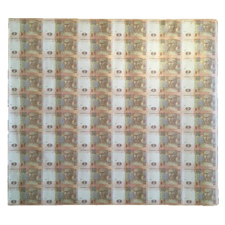 Нерозрізаний лист із банкнот НБУ номіналом 2 грн 60 шт. Колекційні листи банкнот. Нерозрізані гривні - Інтернет-магазин спільних покупок ToGether