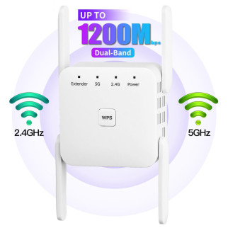 Репітер Wi-Fi 1200 Мбіт/с 5ГГц, 2,4. Підсилювач сигналу WIFI. Підсилювач Інтернету. Ретранслятор Wi-Fi сигналу - Інтернет-магазин спільних покупок ToGether