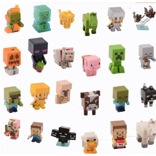 Комплект 12 Міні-фігурок зі Світу Minecraft. Набір фігурок Майнкрафт 12 шт. - Інтернет-магазин спільних покупок ToGether