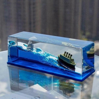 Іграшка антистрес Непотоплюваний кораблик Титанік 145х50х52 мм - Інтернет-магазин спільних покупок ToGether