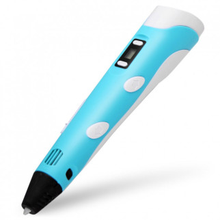 3D ручка PEN-2 UTM c LCD дисплеєм та набором пластику Синя - Інтернет-магазин спільних покупок ToGether