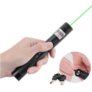 Лазерна указка Pro Green Laser Pointer 303 з акумулятором та зарядним пристроєм зелений (375579) - Інтернет-магазин спільних покупок ToGether